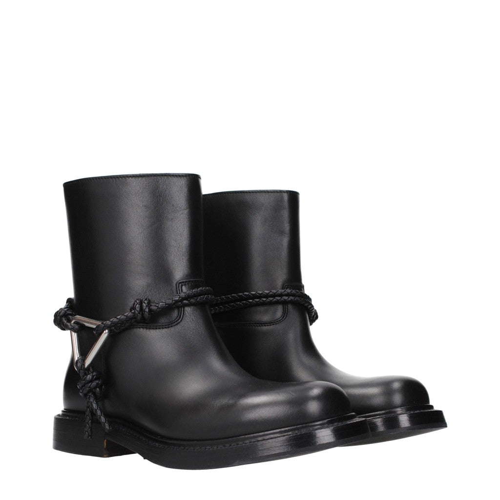 Bottega Veneta James Enkellaarzen – Zwart