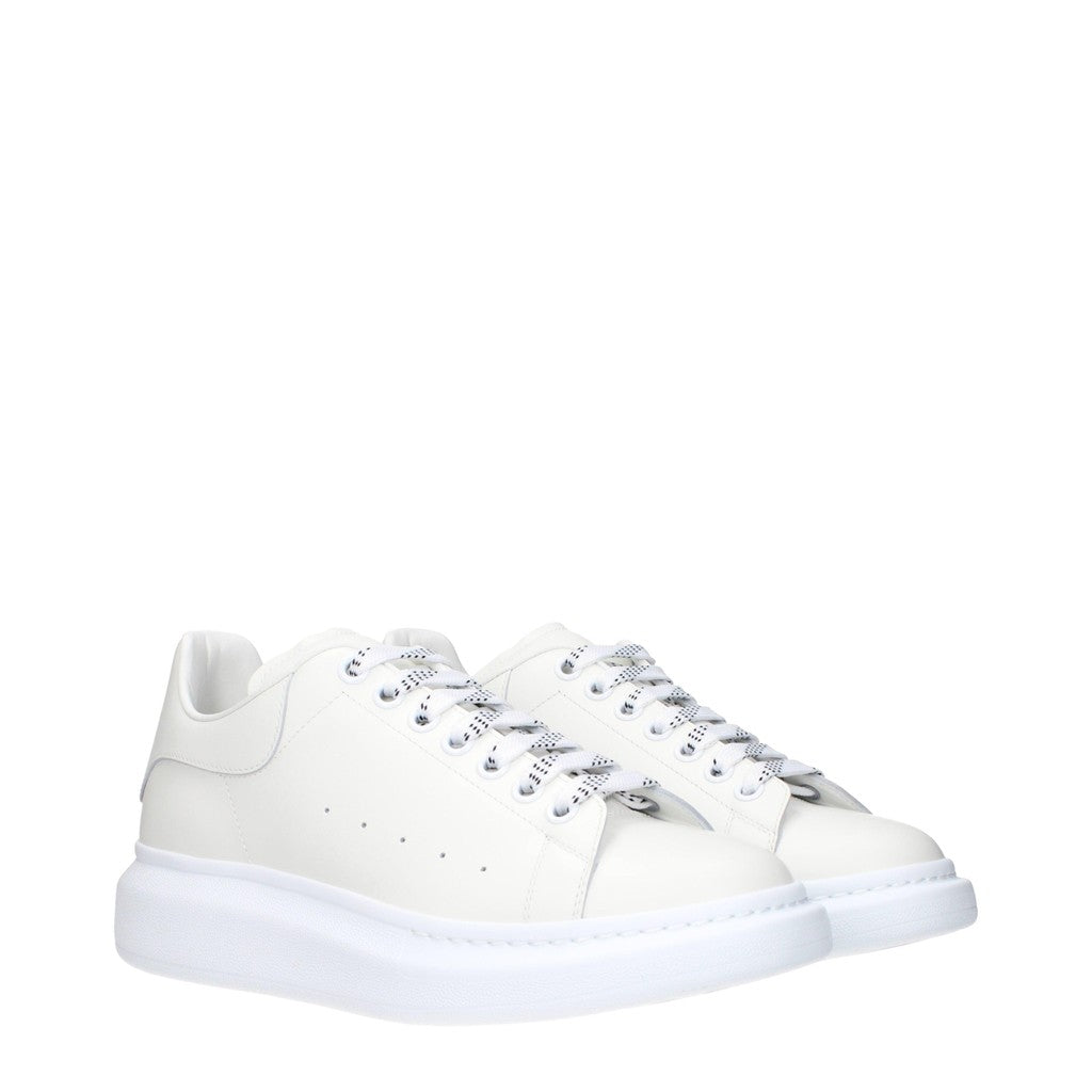 Alexander McQueen Oversized Sneaker met veters – Beige / Wit