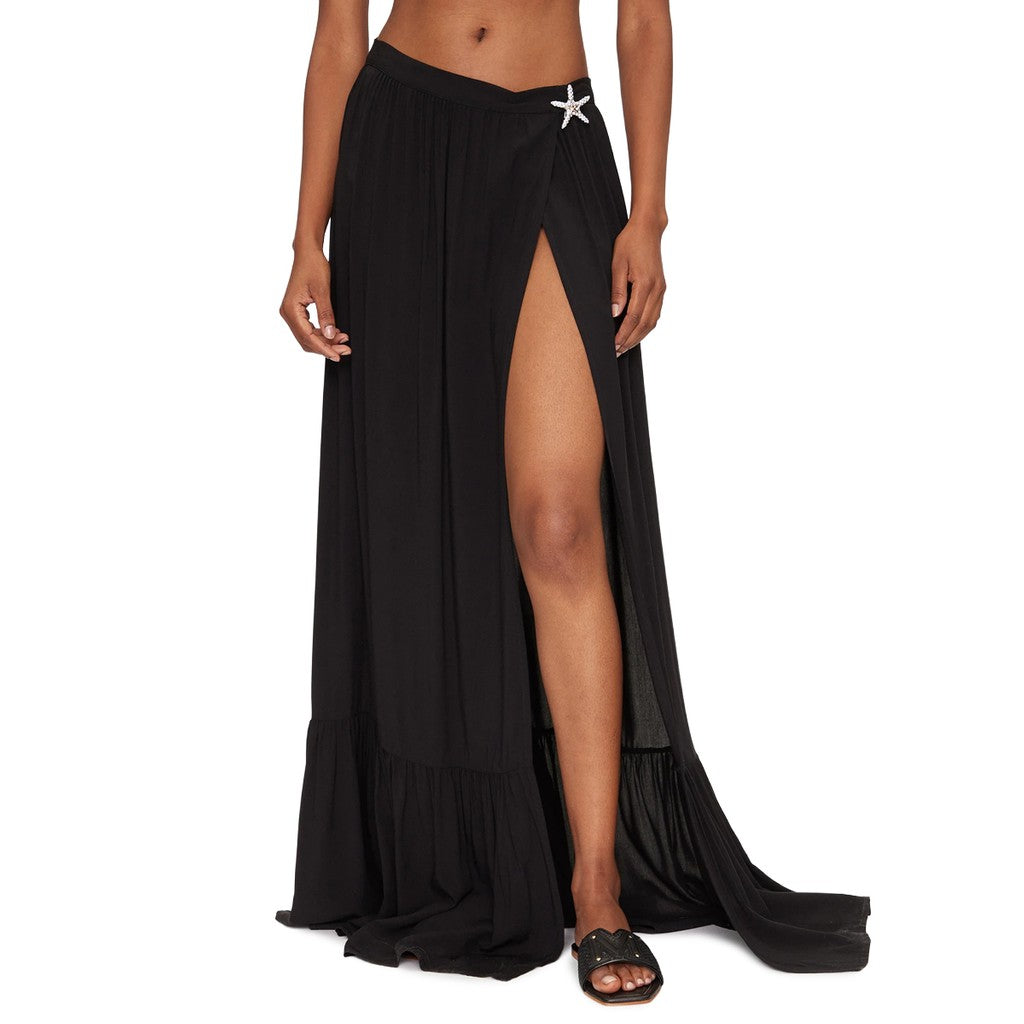 Guess Effen rok met logo – Zwart