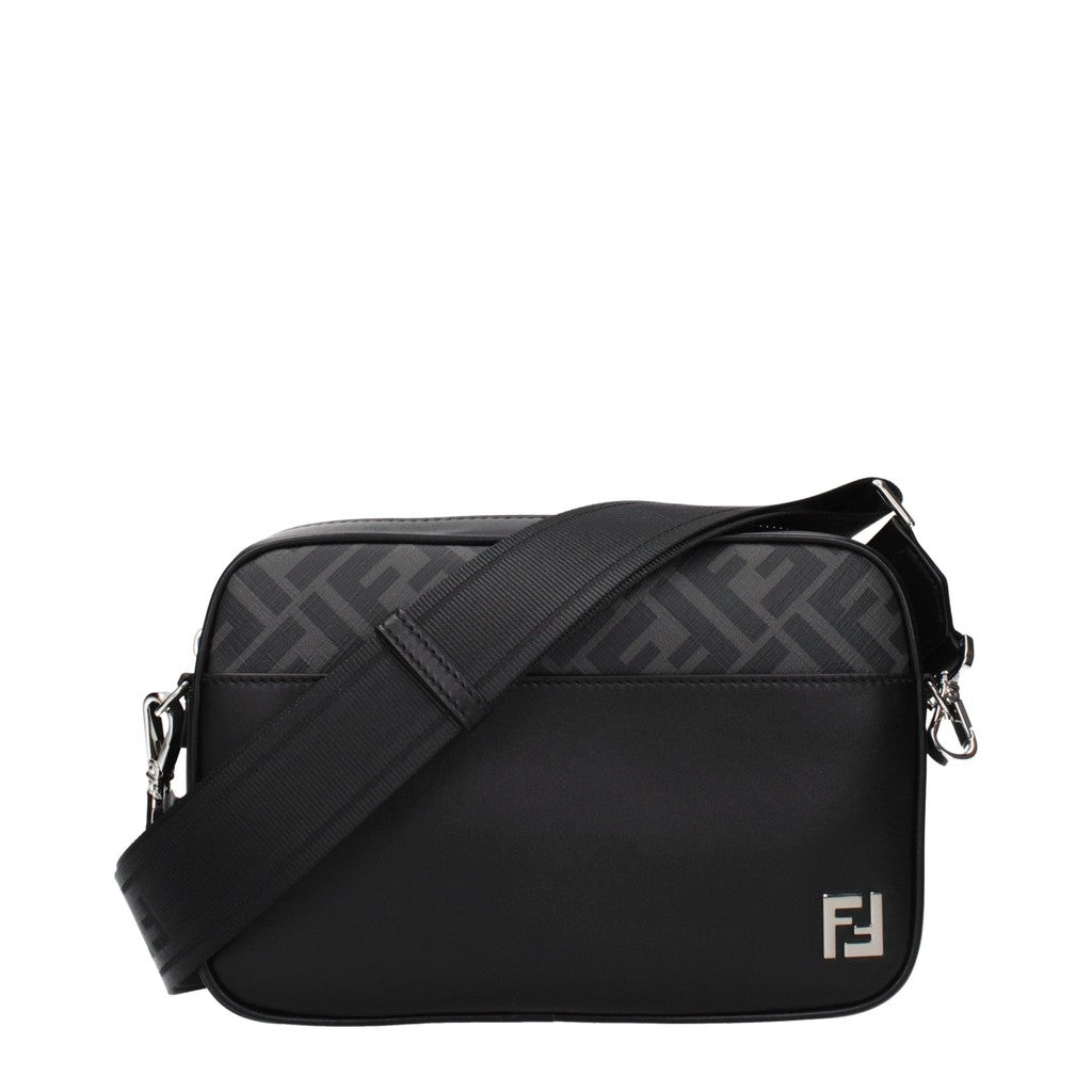 Fendi Platte crossbodytas met ritssluiting – Zwart