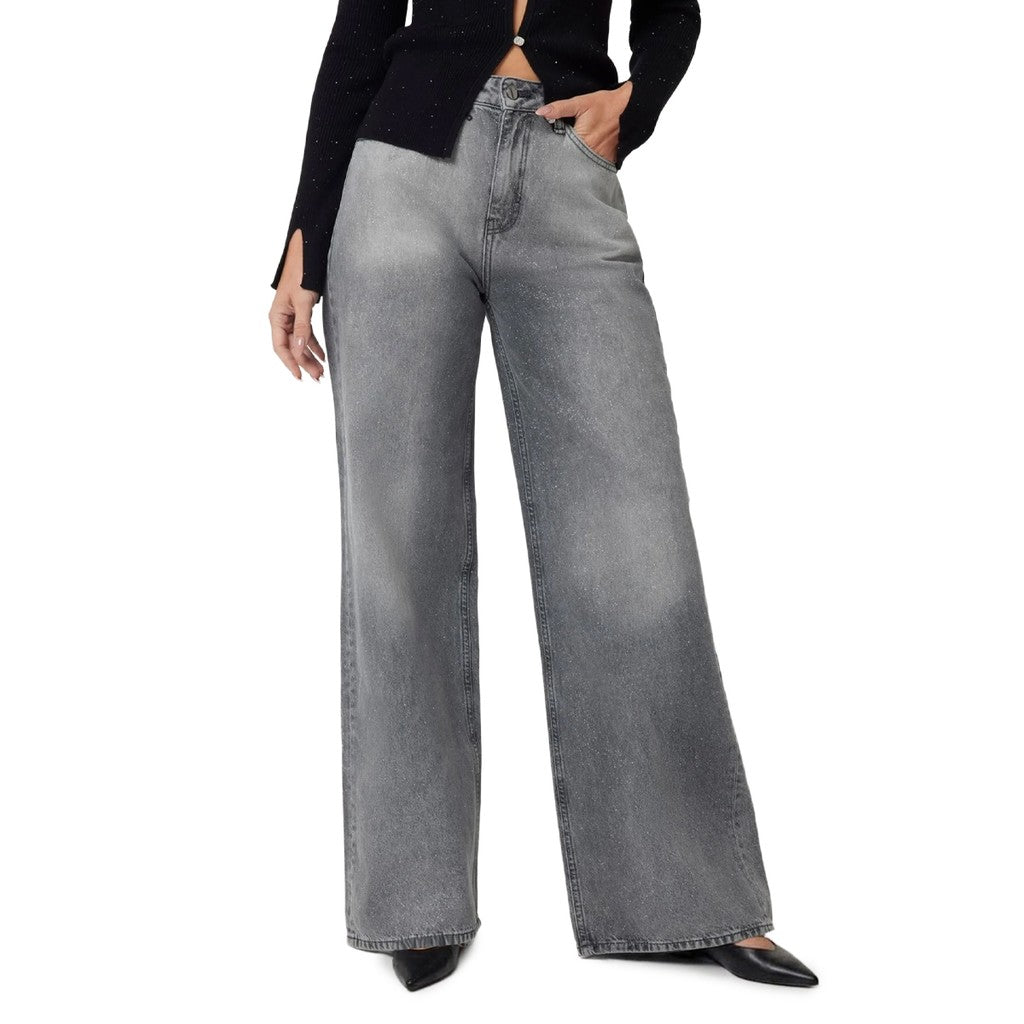 Guess Jeans met ruime pasvorm en vijf zakken – Grijs