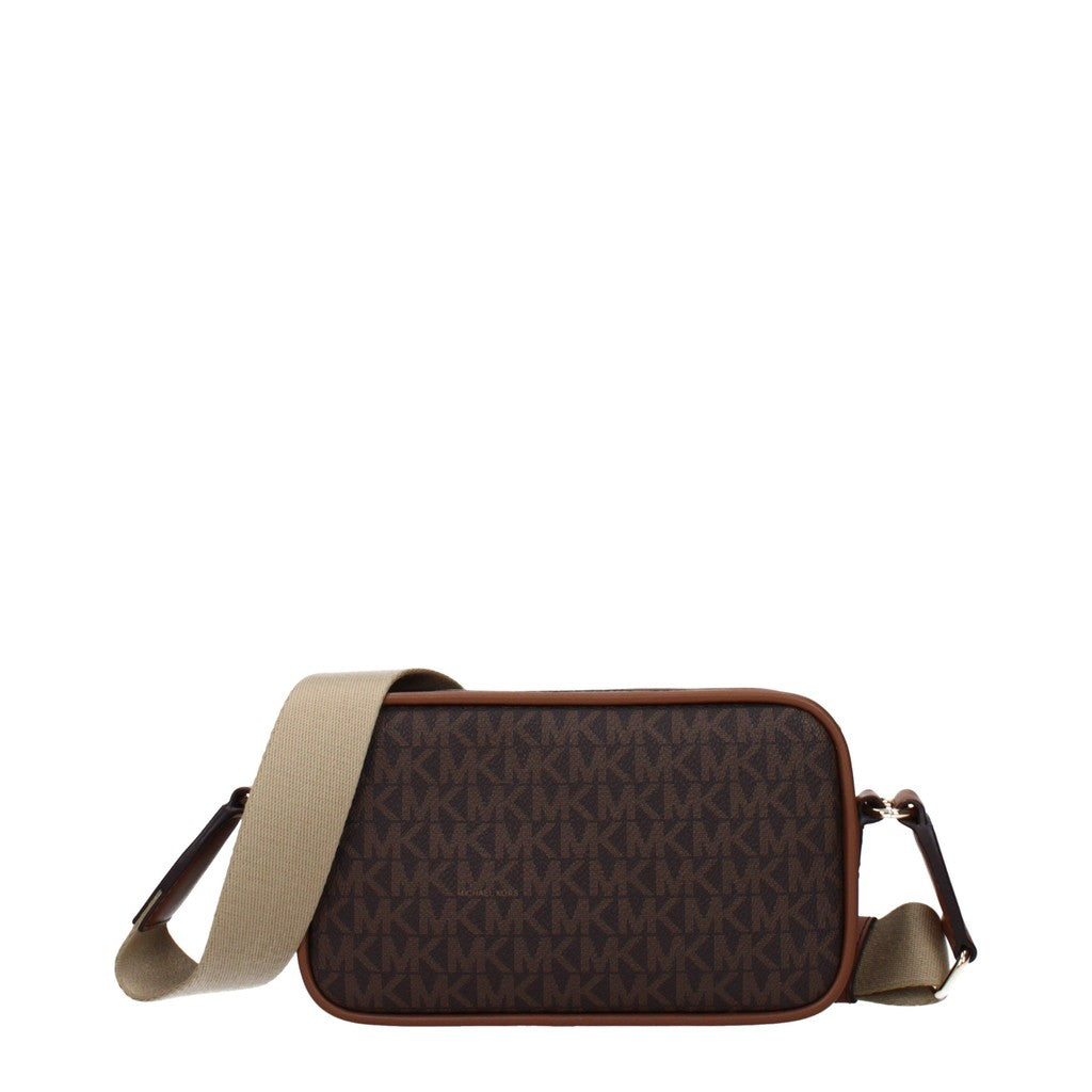 Michael Kors Bradshaw Kleine crossbodytas met 3 kaartvakken – Bruin