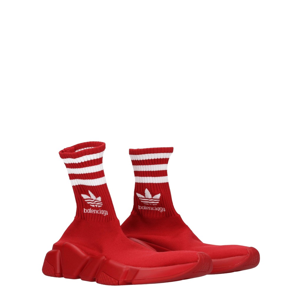 Balenciaga x adidas Speed Sneakers Dames – Rood / Wit