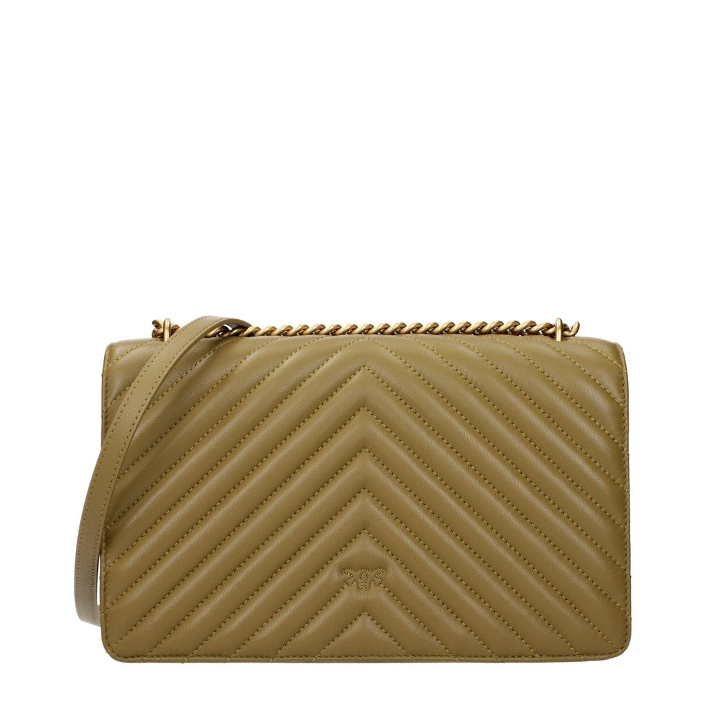 Pinko Classic Love Bag One Schoudertas – Olijfgroen
