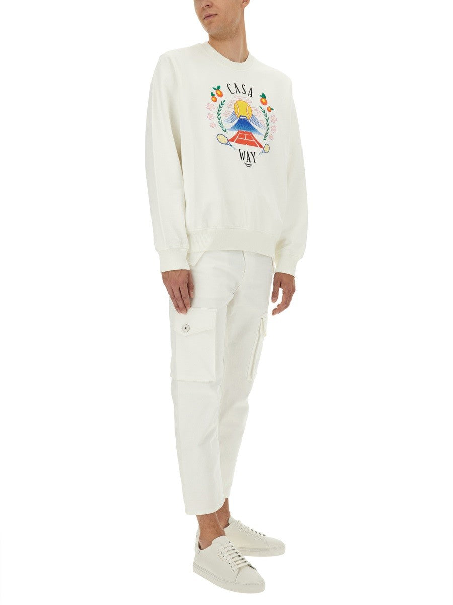 Casablanca Home Way Mountain Sweater – Gebroken wit