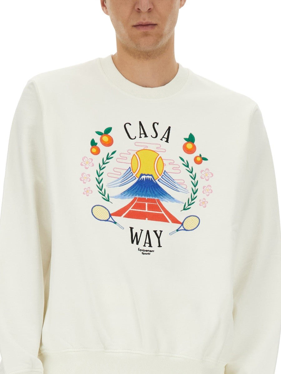 Casablanca Home Way Mountain Sweater – Gebroken wit