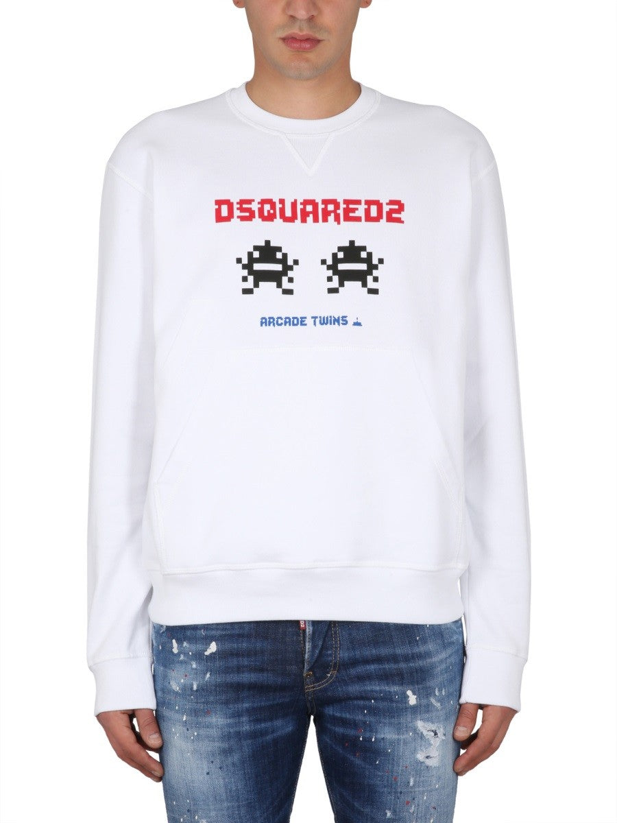 Dsquared2 Sweater met logoprint Heren – Wit