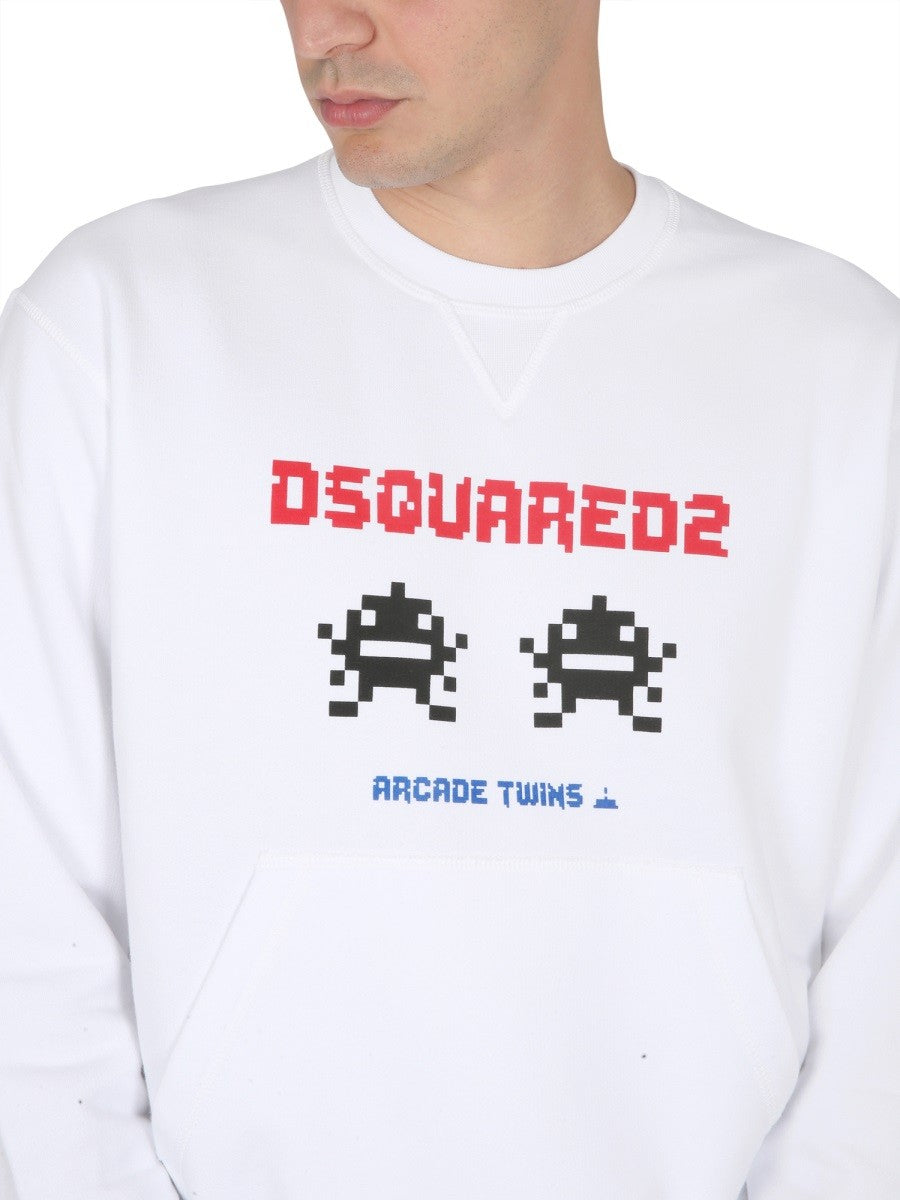 Dsquared2 Sweater met logoprint Heren – Wit