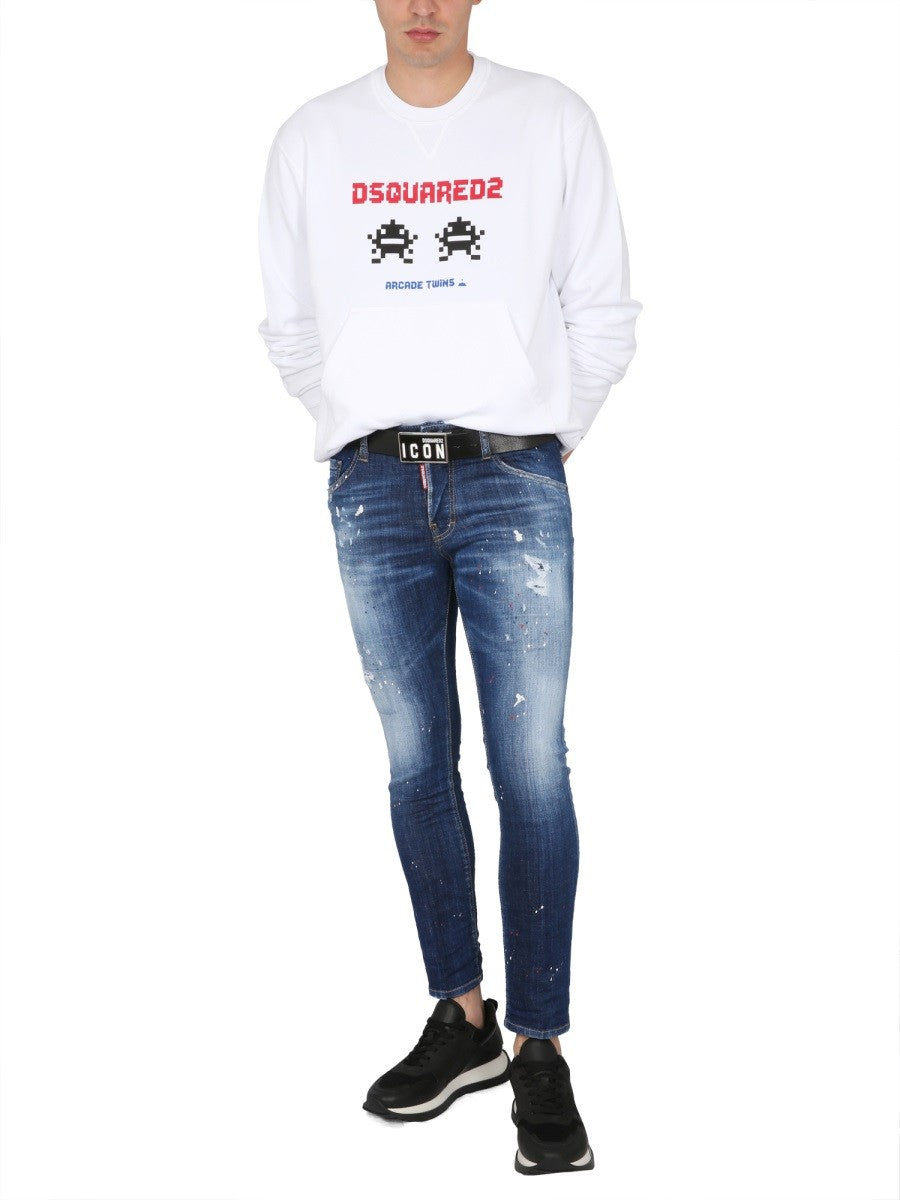 Dsquared2 Sweater met logoprint Heren – Wit