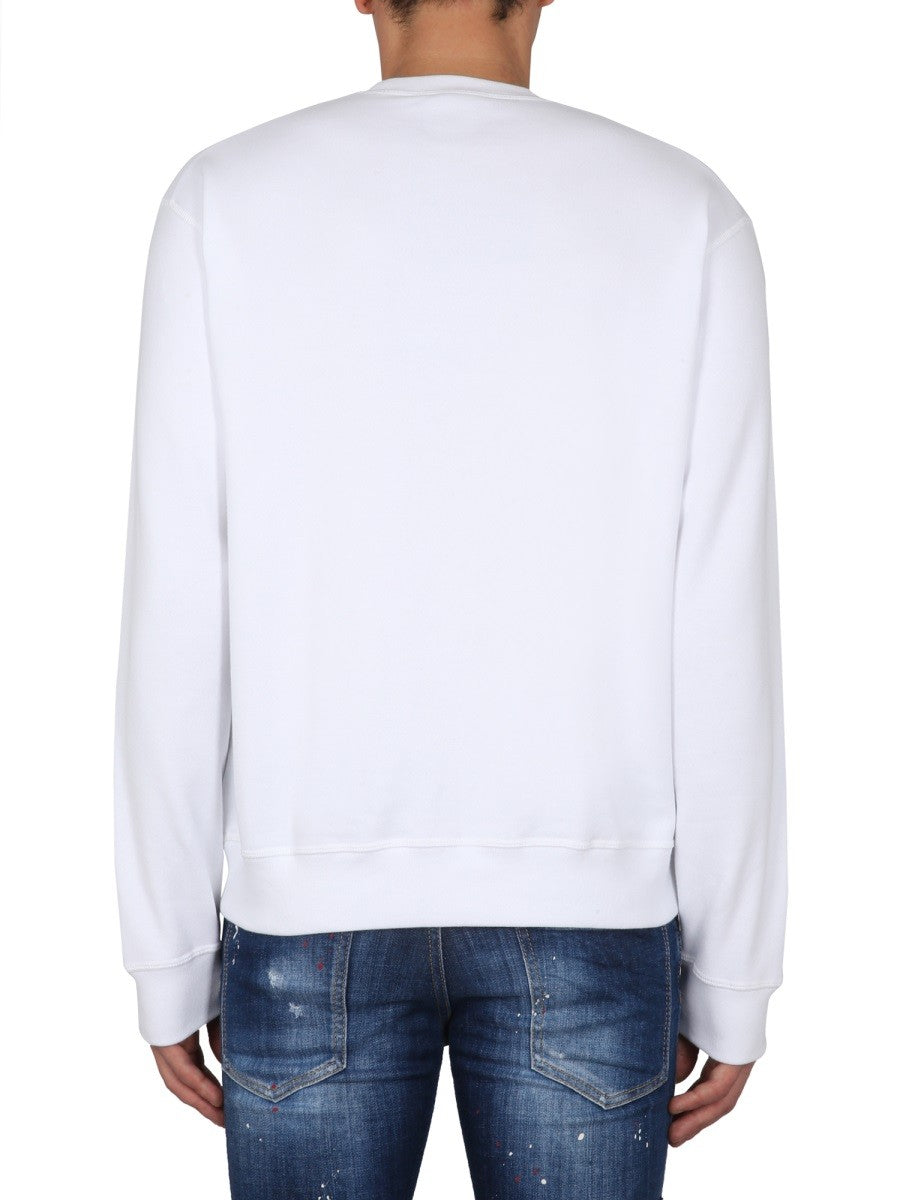 Dsquared2 Sweater met logoprint Heren – Wit