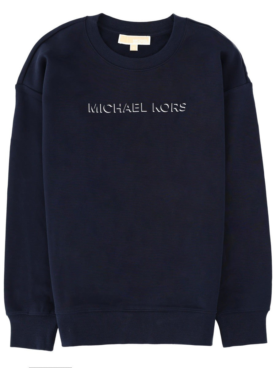 Michael Kors Sweater met logo – Marineblauw
