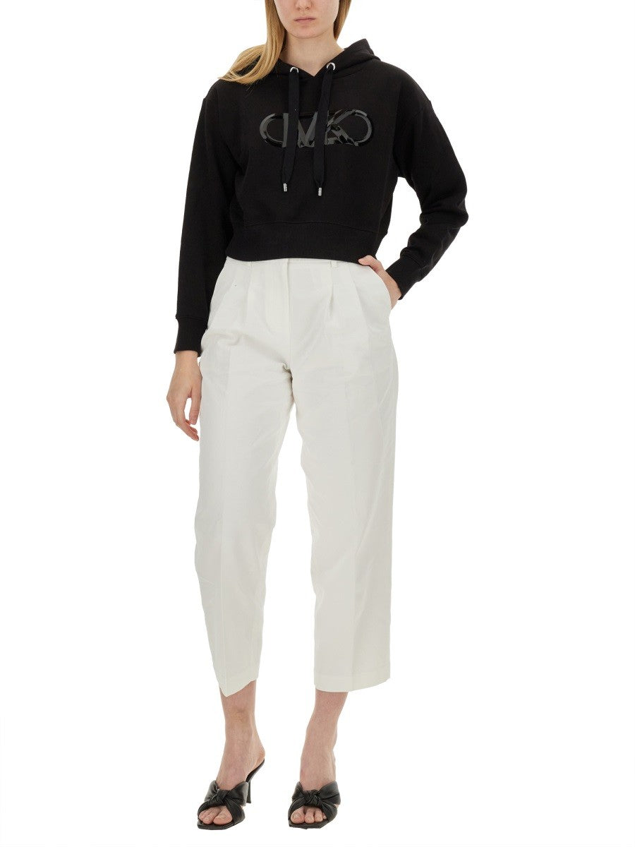 Michael Kors Hoodie met logo – Zwart