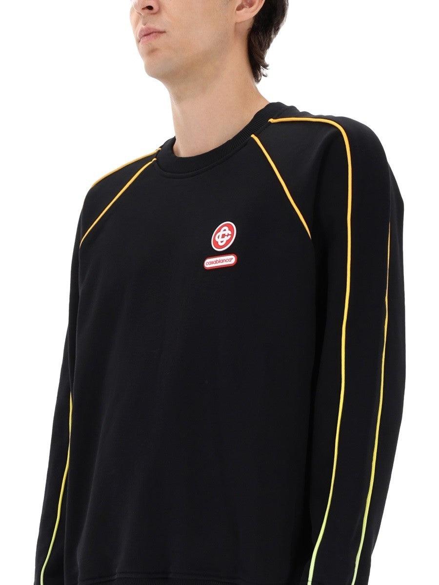 Casablanca Sweater met logo – Zwart