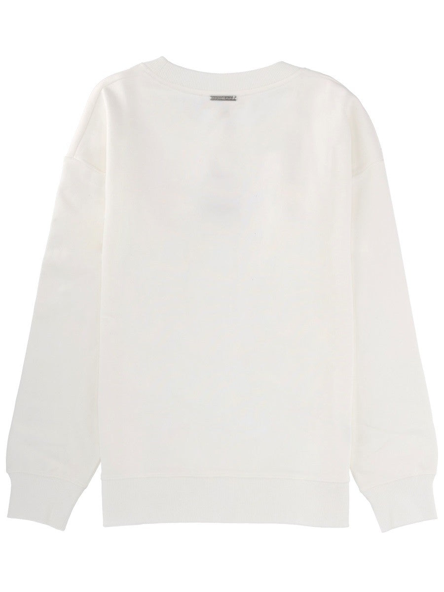 Michael Kors Sweater met logo – Wit