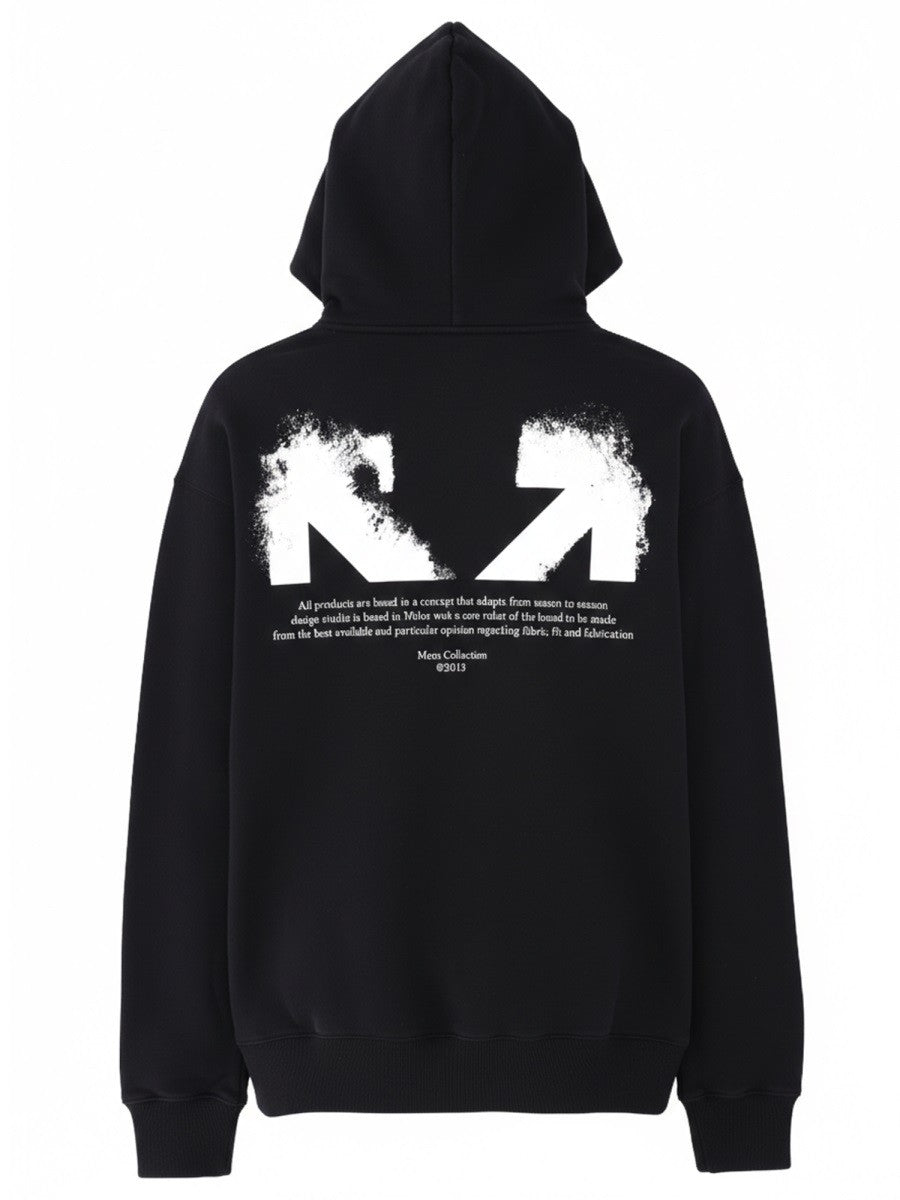 Off-White Sweater met Logo Heren – Zwart