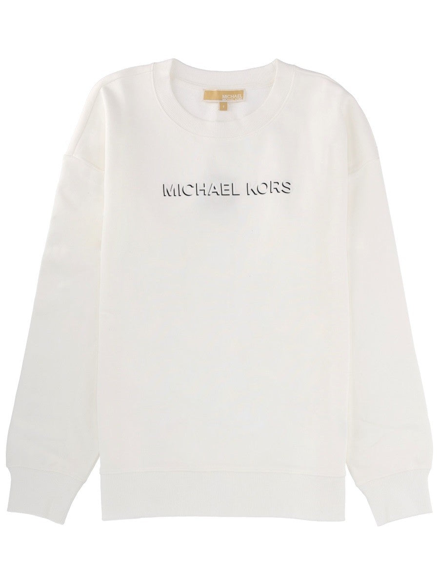 Michael Kors Sweater met logo – Wit