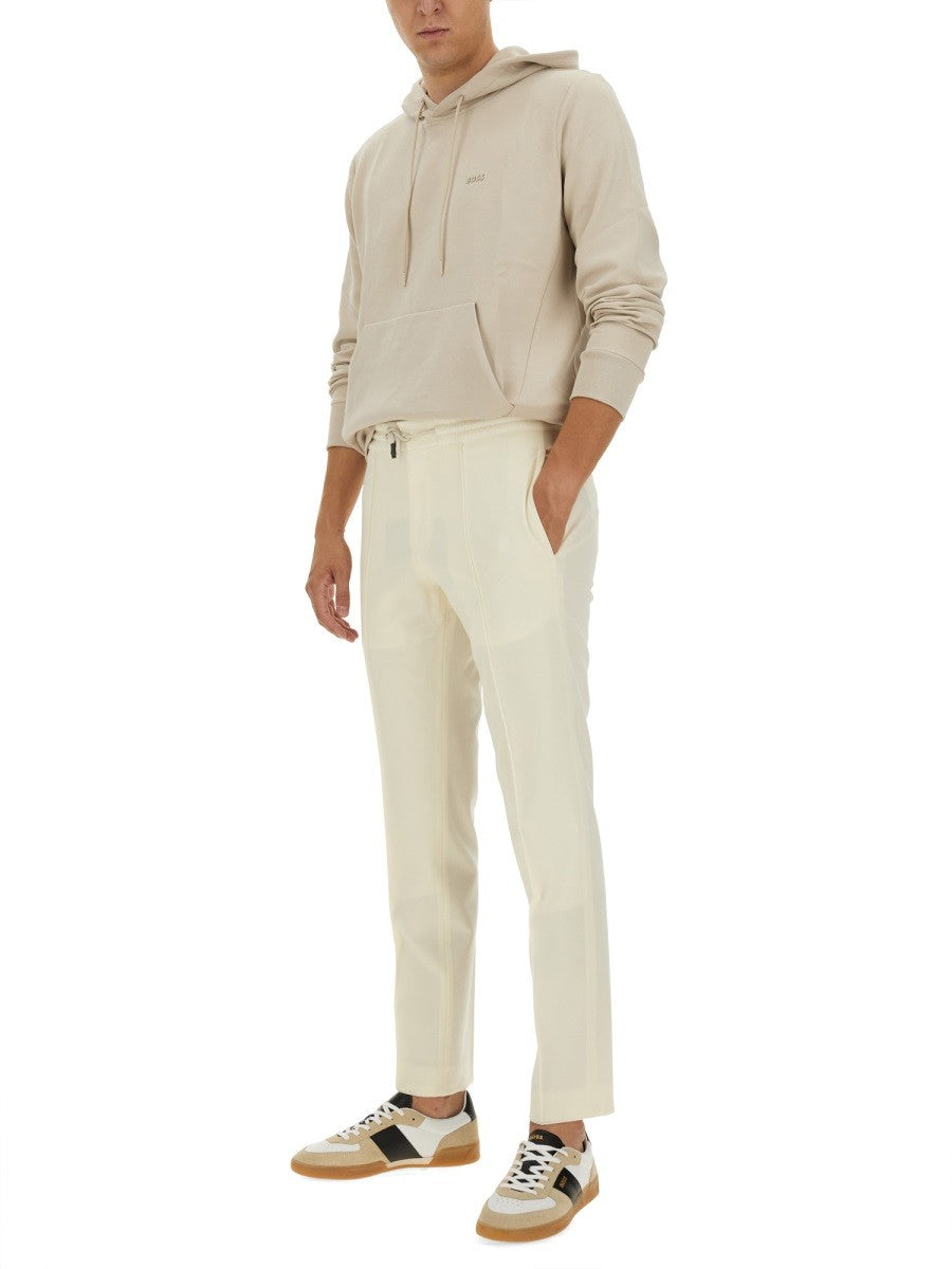 Boss Sweater met logo – Beige