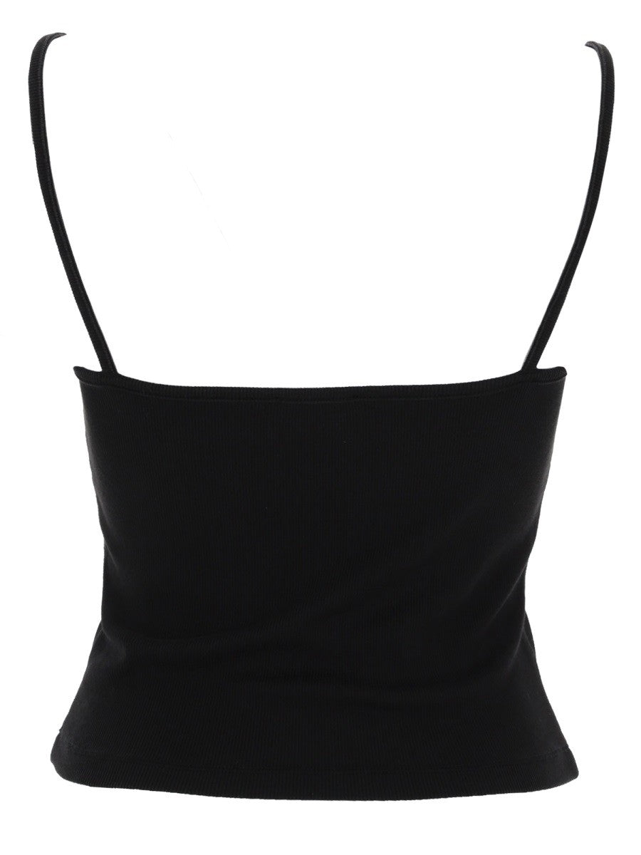 Diesel Top met spaghettibandjes – Zwart
