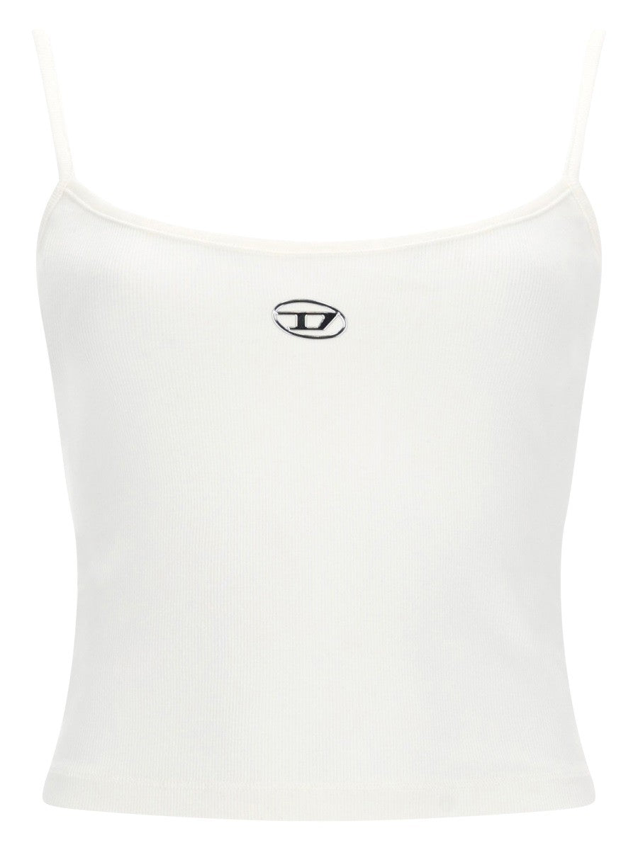 Diesel Top met spaghettibandjes – Wit