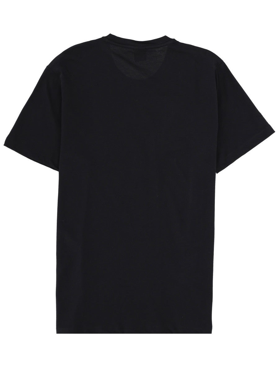 Boss Katoenen T-shirt met logo – Zwart