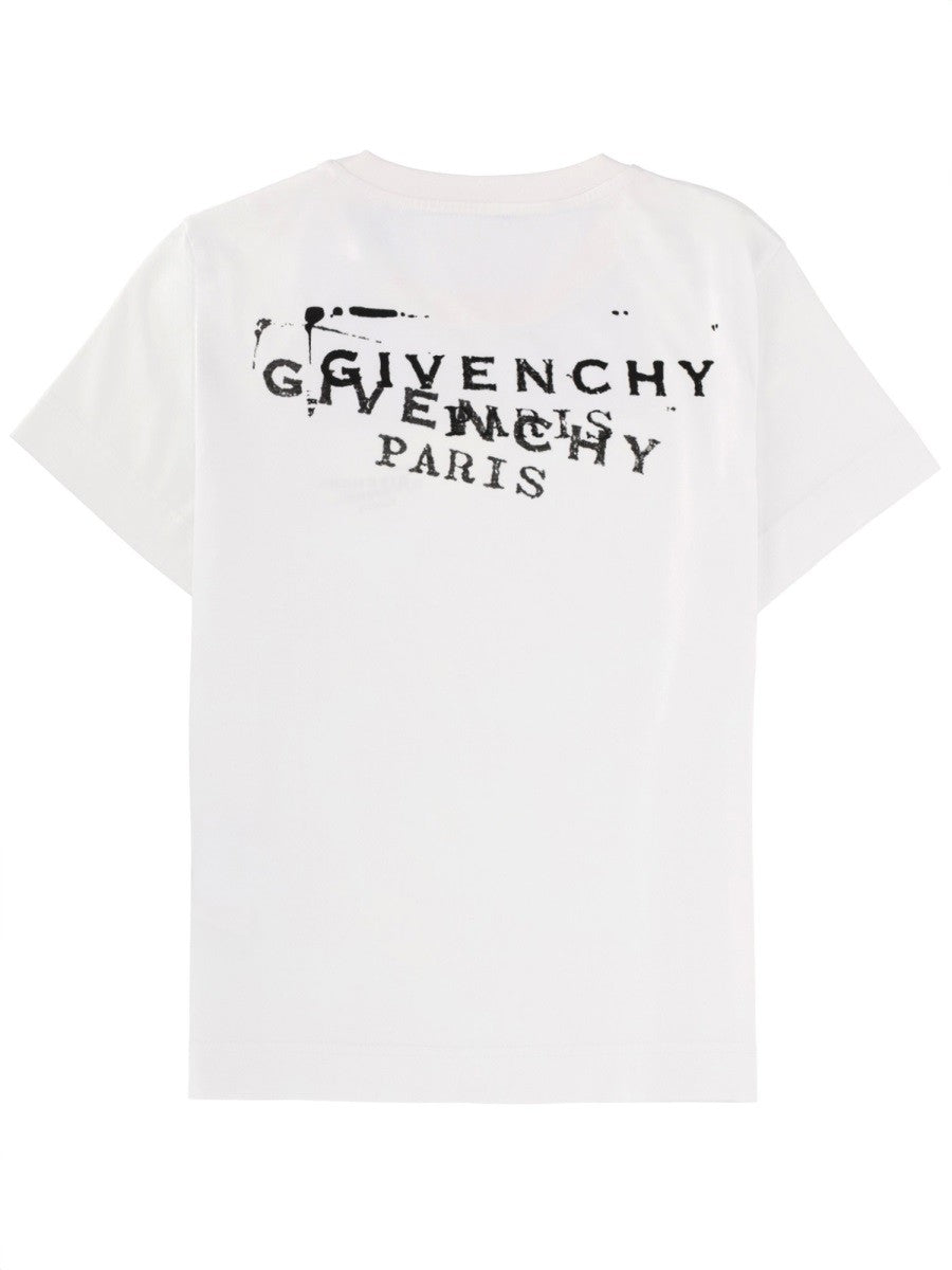 Givenchy Katoenen T-shirt met logo – Wit