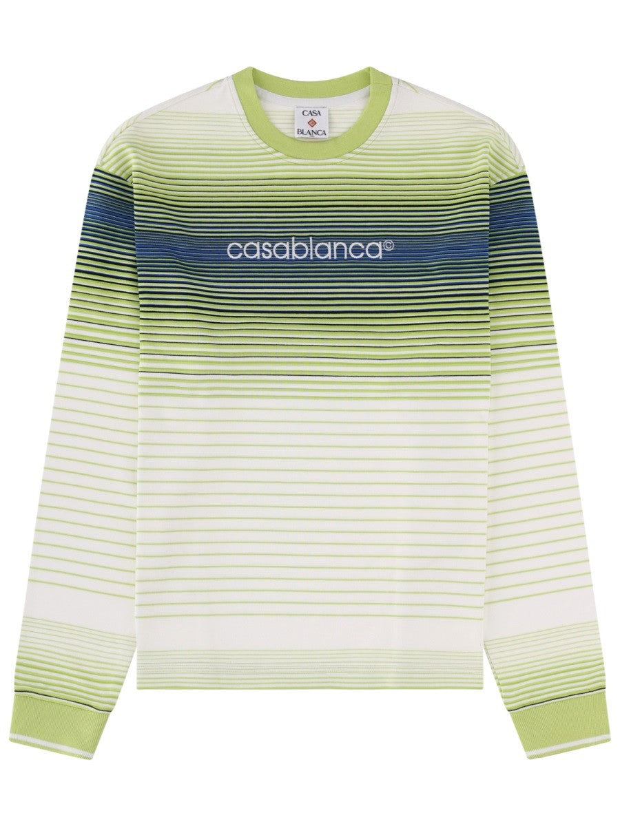 Casablanca T-shirt van pimakatoen – Meerkleurig