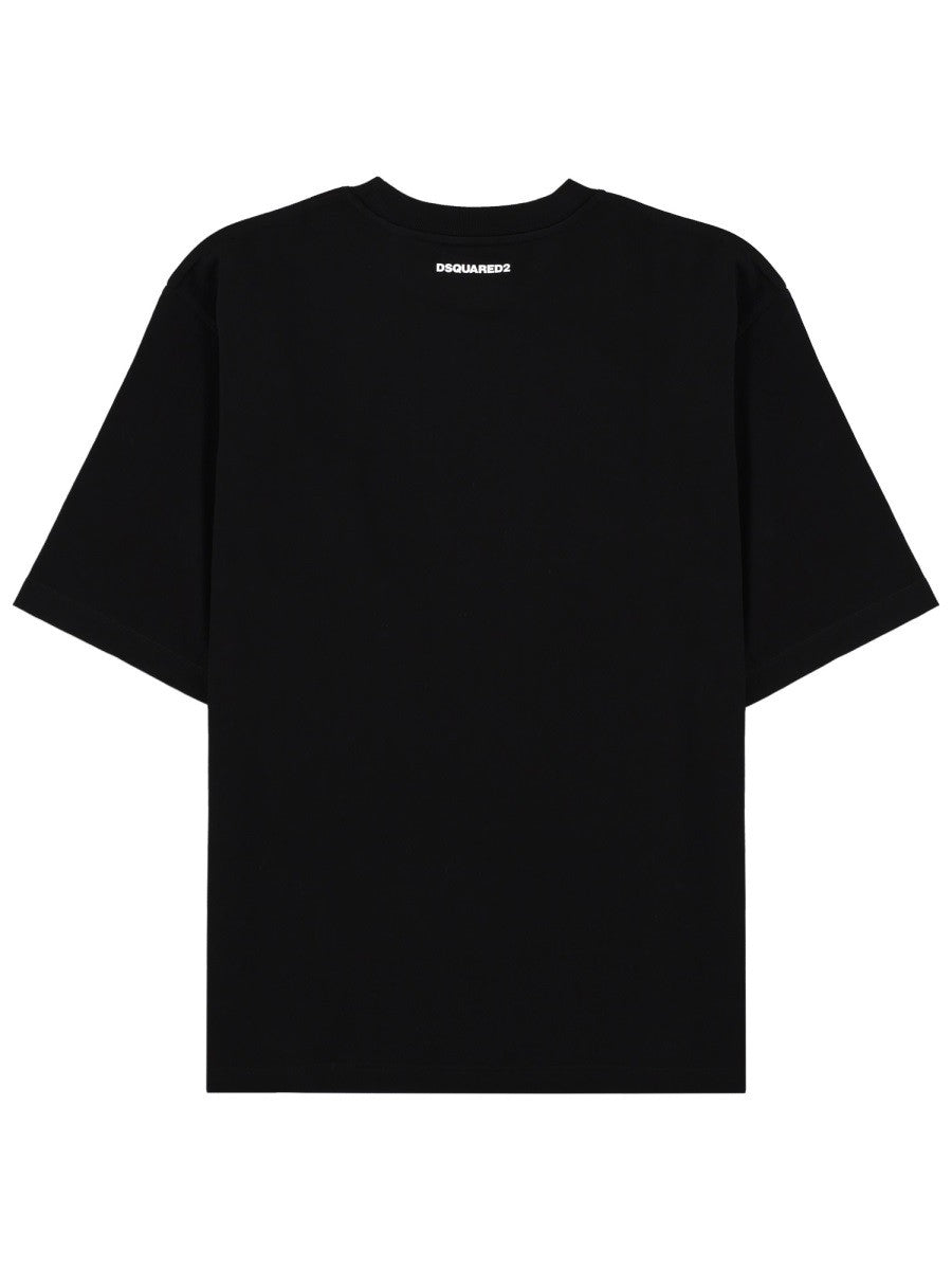 Dsquared2 Iconique T-shirt – Zwart