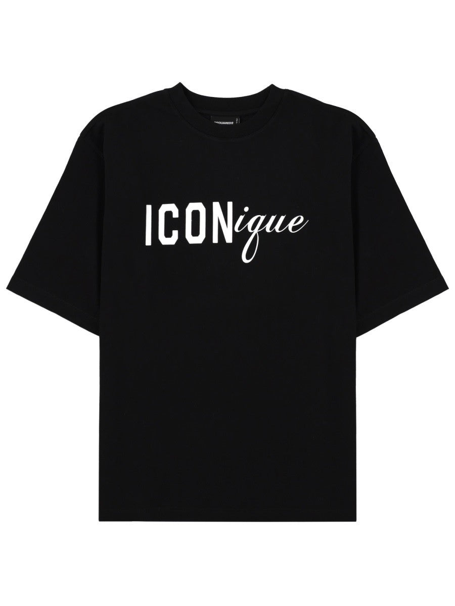 Dsquared2 Iconique T-shirt – Zwart