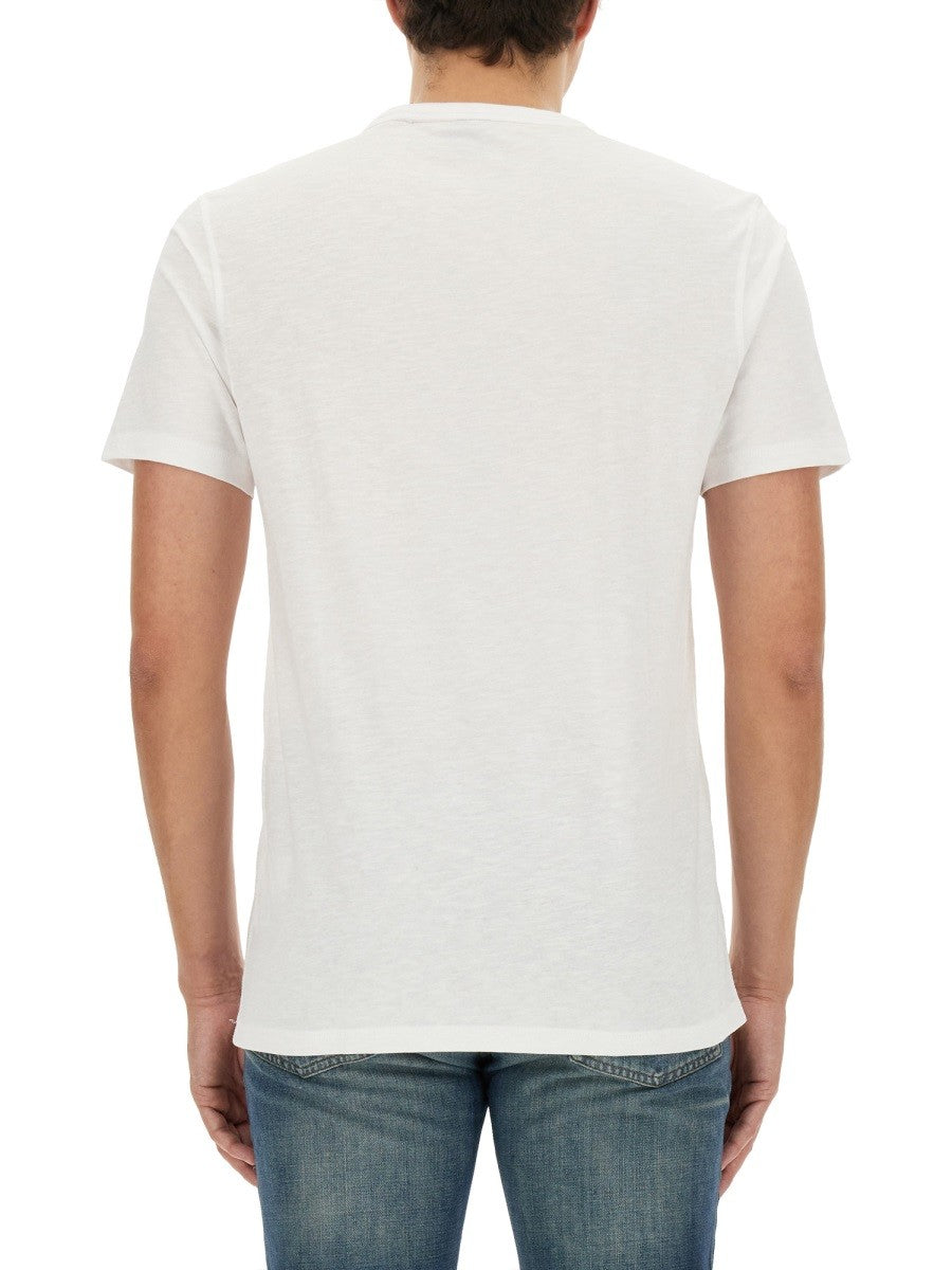 Boss Katoenen T-shirt – Wit