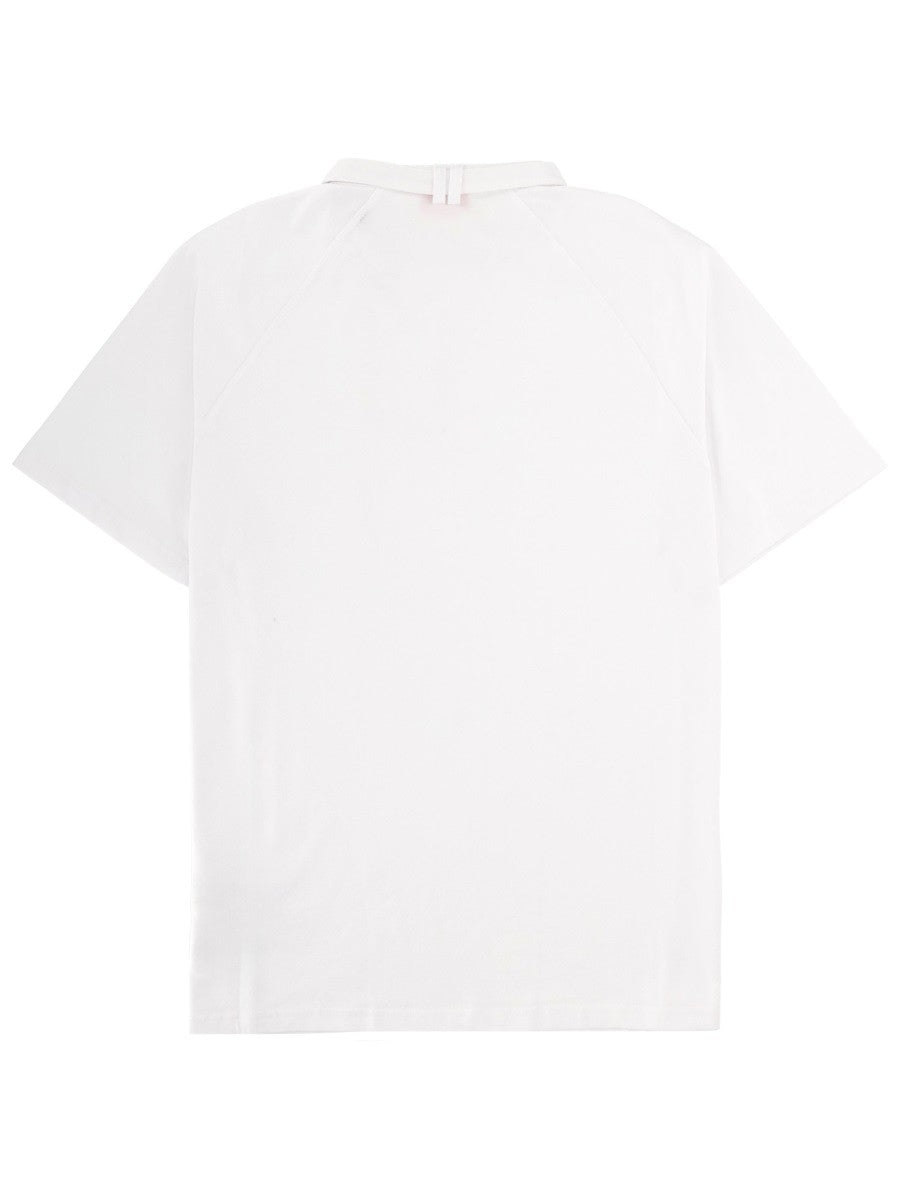 Diesel Katoenen T-shirt met logopatch – Wit