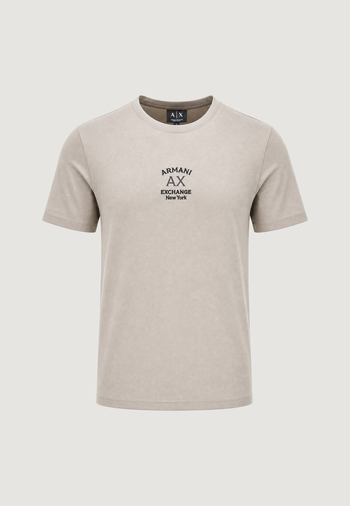 Armani Exchange T-shirt met Ronde Hals Heren – Beige