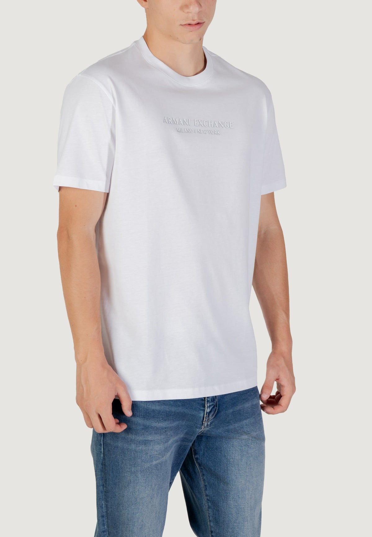 Armani Exchange T-shirt met Print Heren – Wit