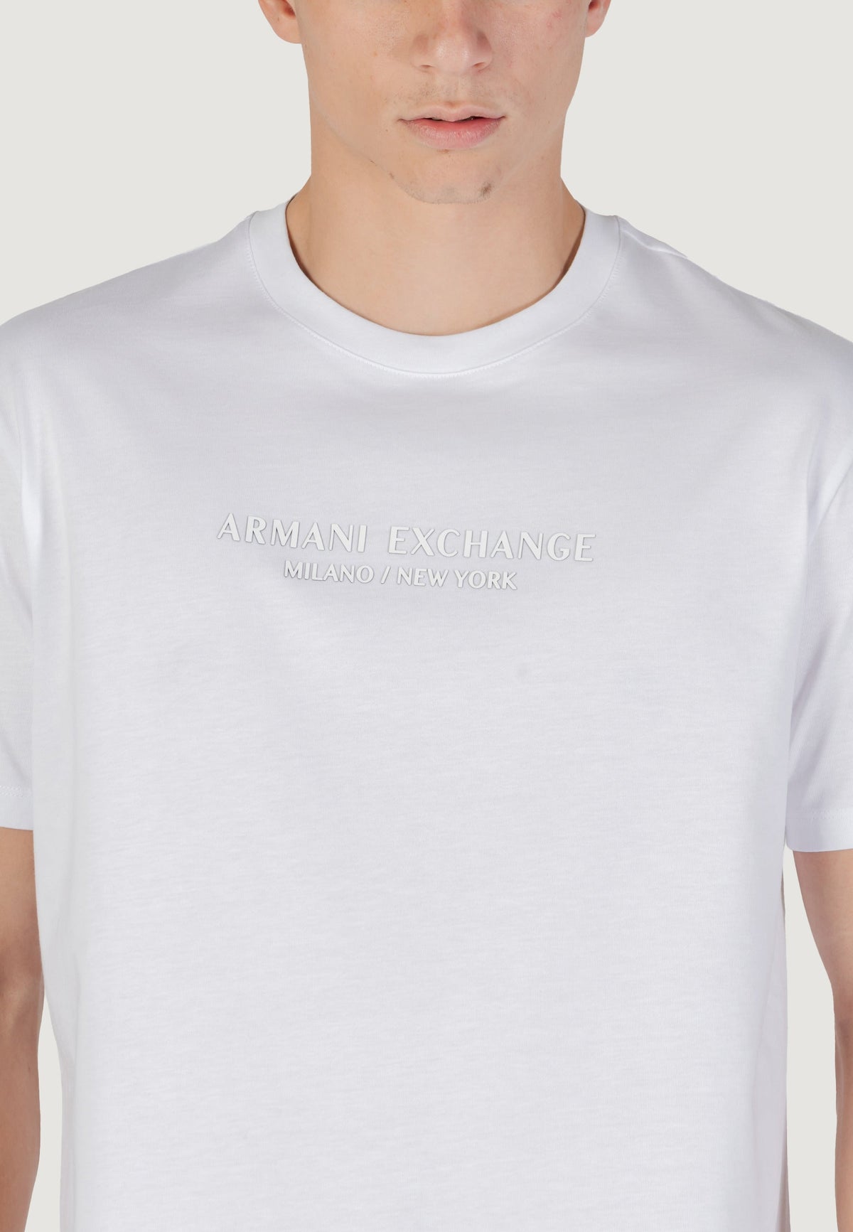 Armani Exchange T-shirt met Print Heren – Wit