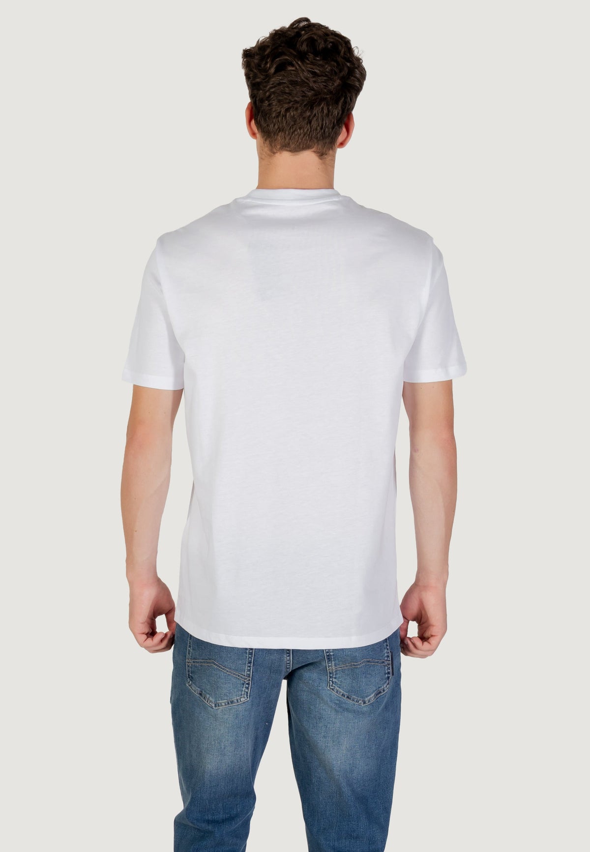 Armani Exchange T-shirt met Korte Mouwen Heren – Wit
