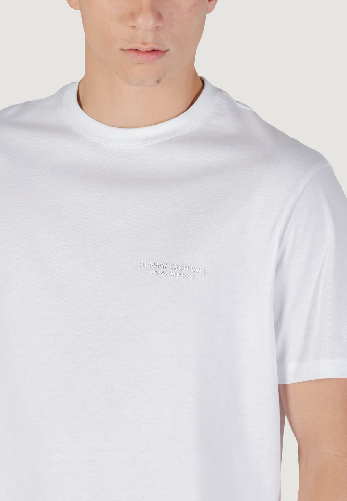 Armani Exchange T-shirt met Korte Mouwen Heren – Wit