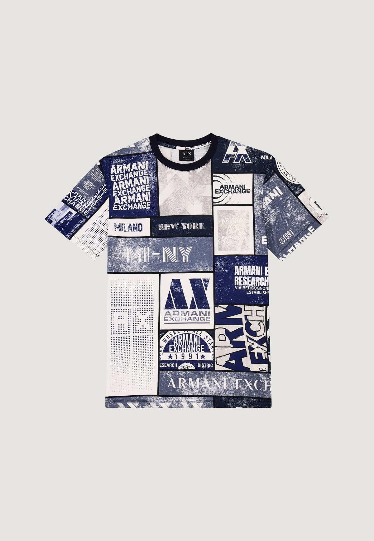 Armani Exchange T-shirt met Print Heren – Wit