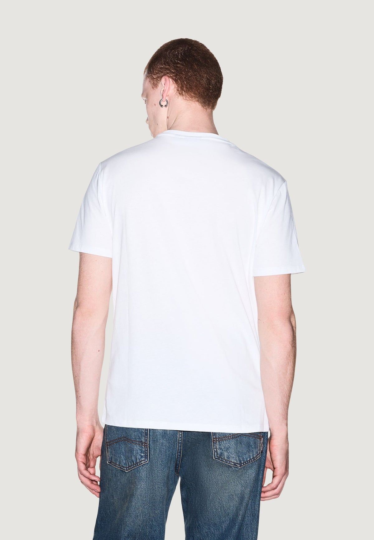 Armani Exchange T-shirt met Print Heren – Wit