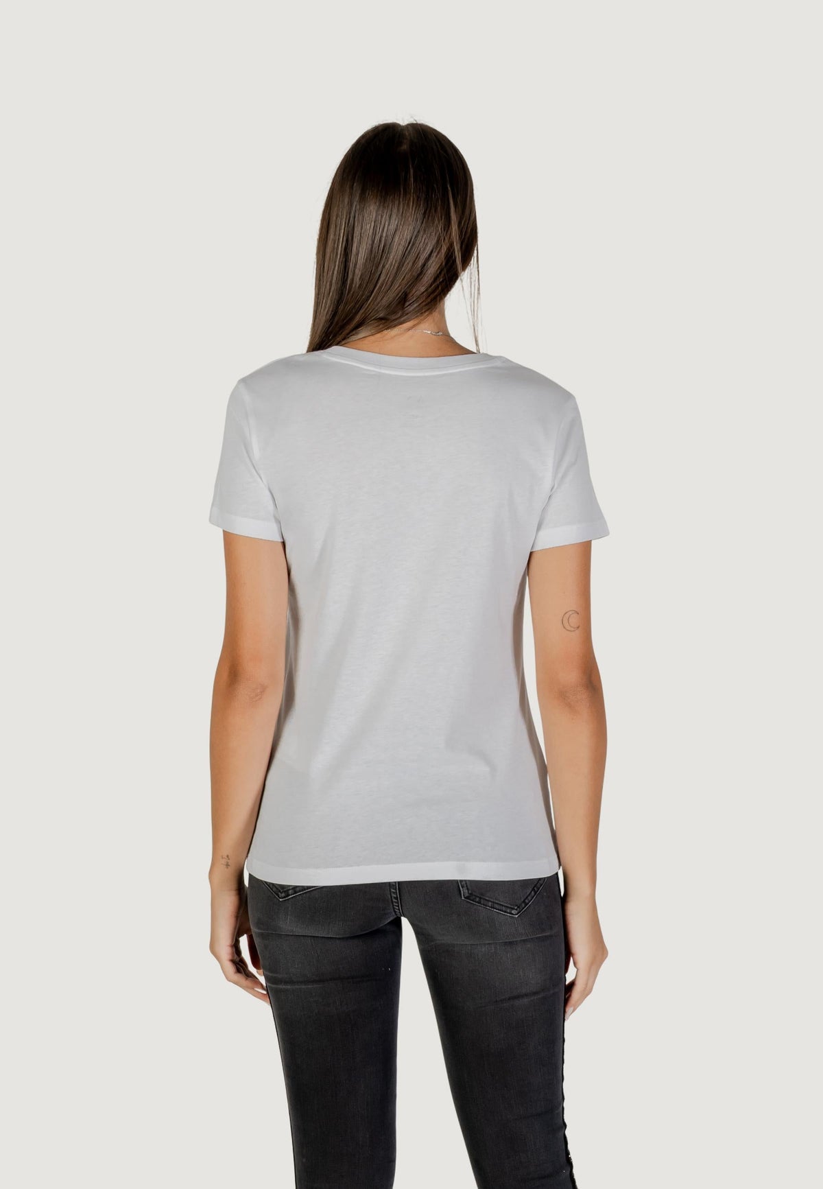 Armani Exchange T-shirt met Print Dames – Wit