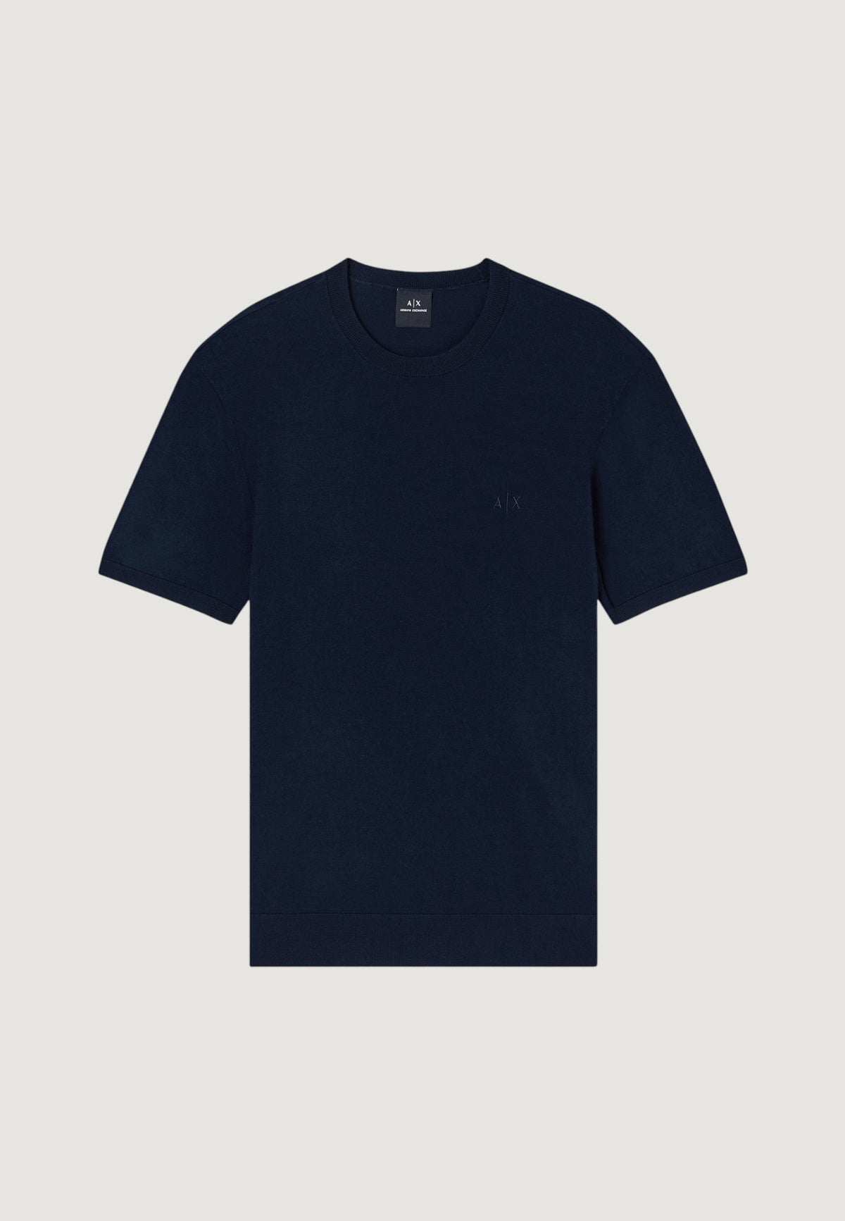 Armani Exchange T-shirt van Spijkerstof – Blauw