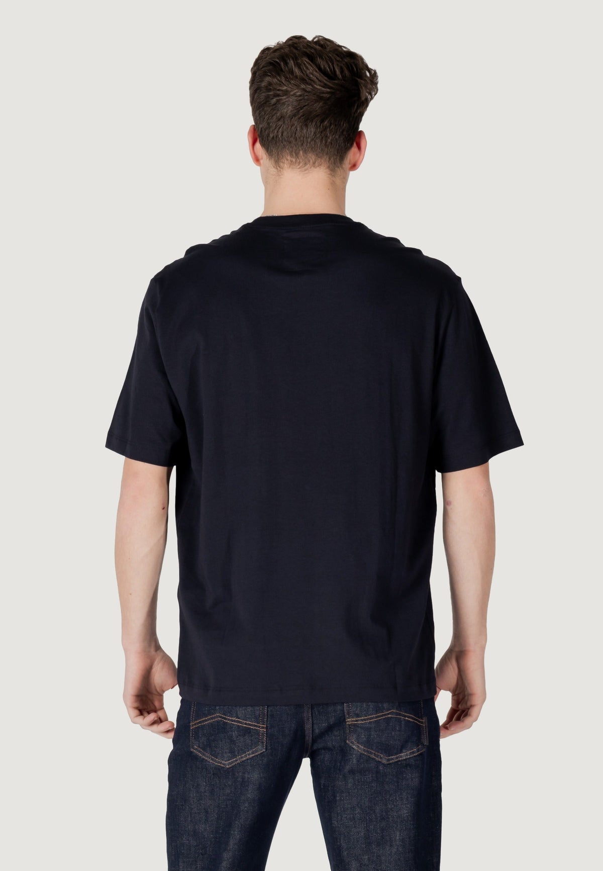 Armani Exchange T-shirt met Korte Mouwen Heren – Blauw