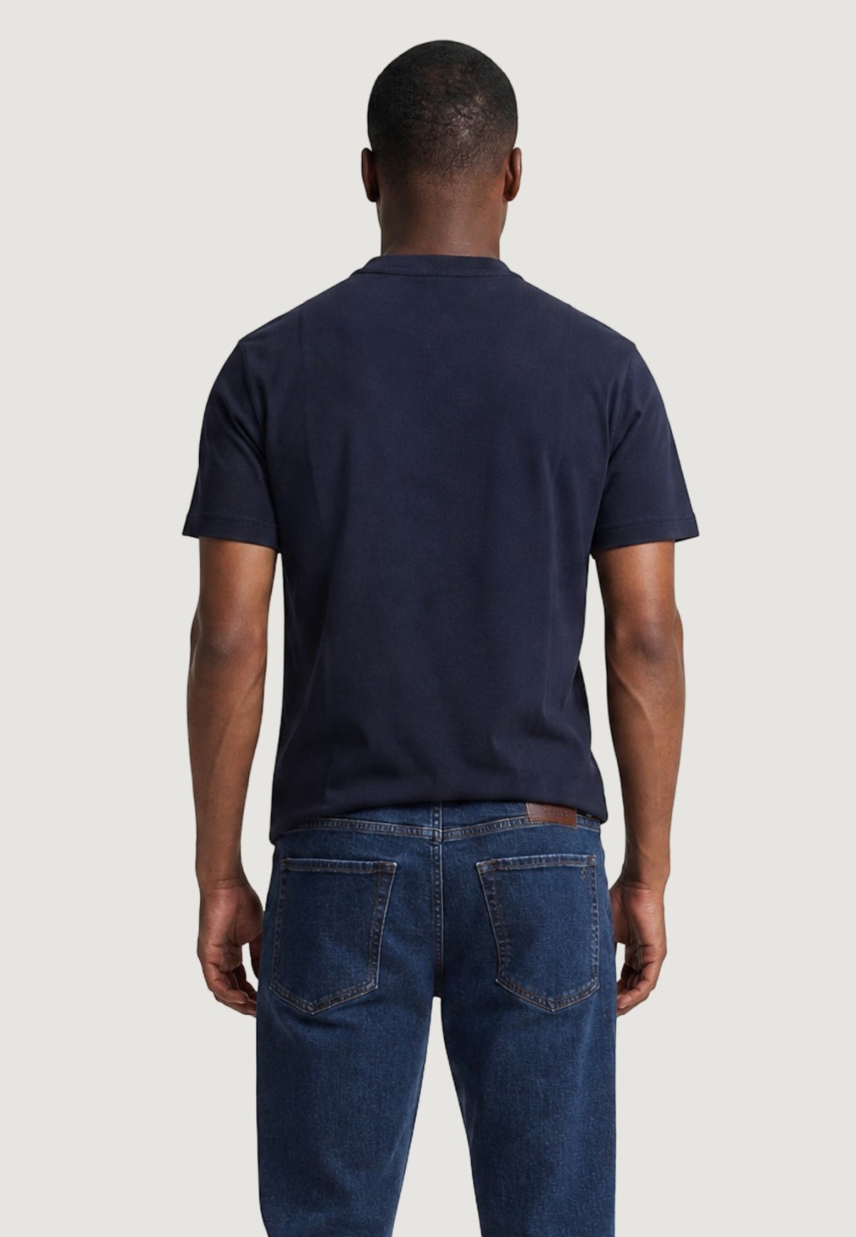 Armani Exchange T-shirt met Print en Ronde Hals Heren – Blauw
