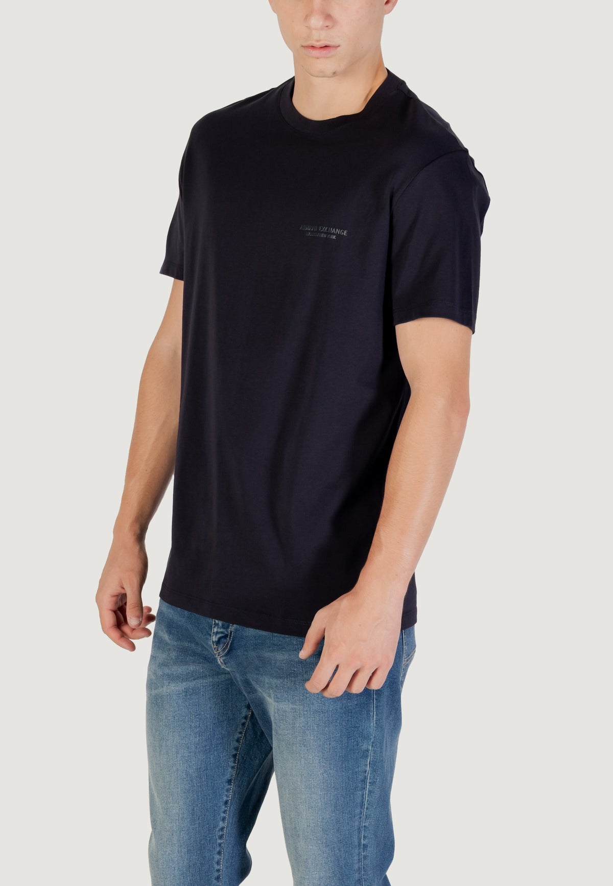 Armani Exchange T-shirt met Korte Mouwen Heren – Marineblauw