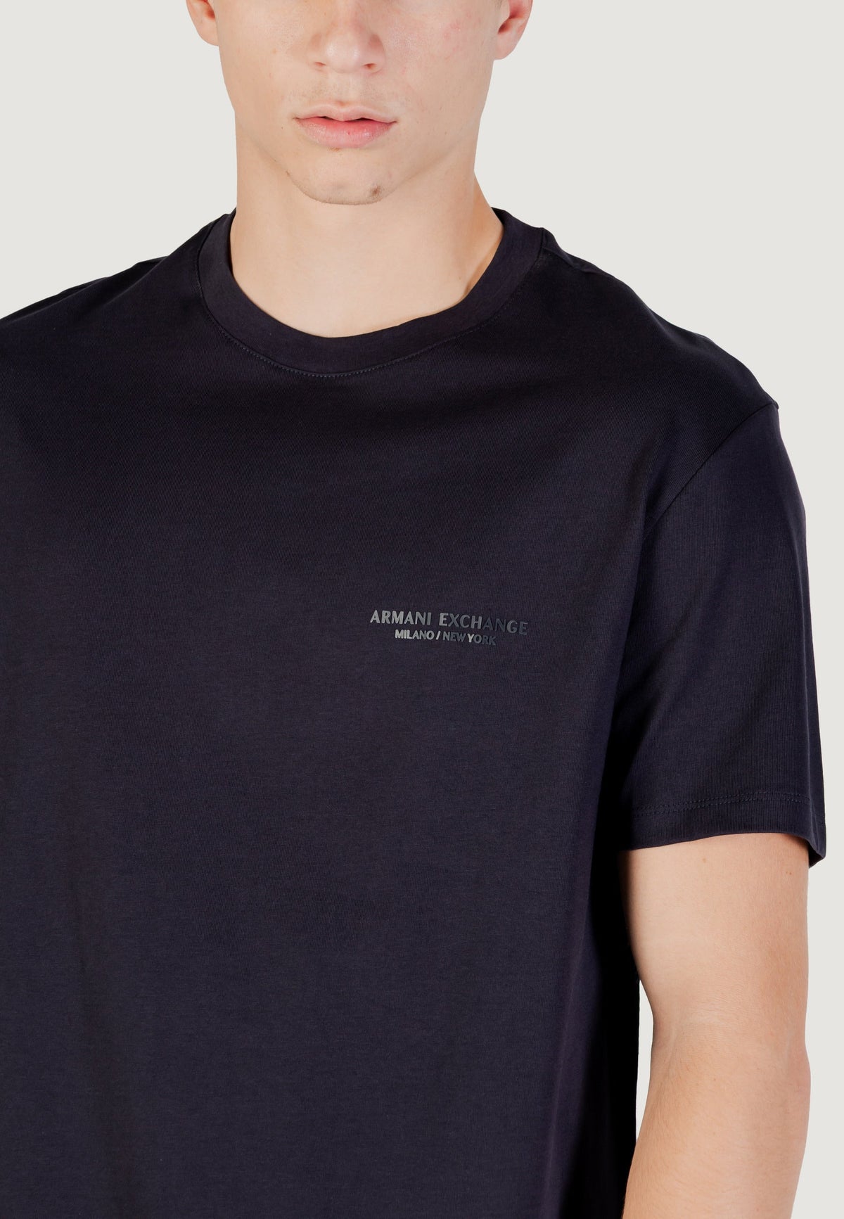 Armani Exchange T-shirt met Korte Mouwen Heren – Marineblauw