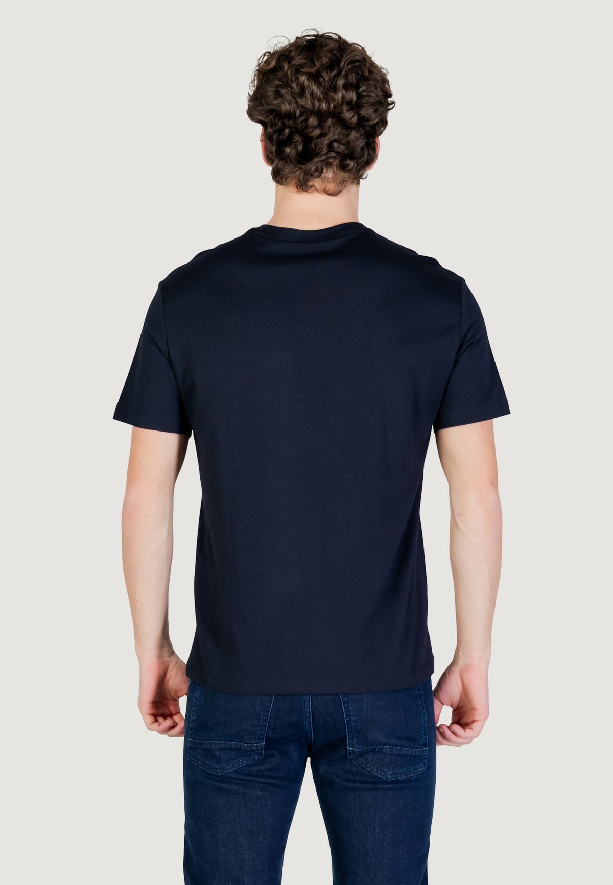 Armani Exchange T-shirt met Korte Mouwen Heren – Marineblauw