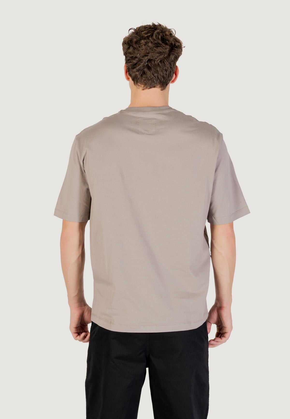 Armani Exchange T-shirt met Korte Mouwen Heren – Bruin