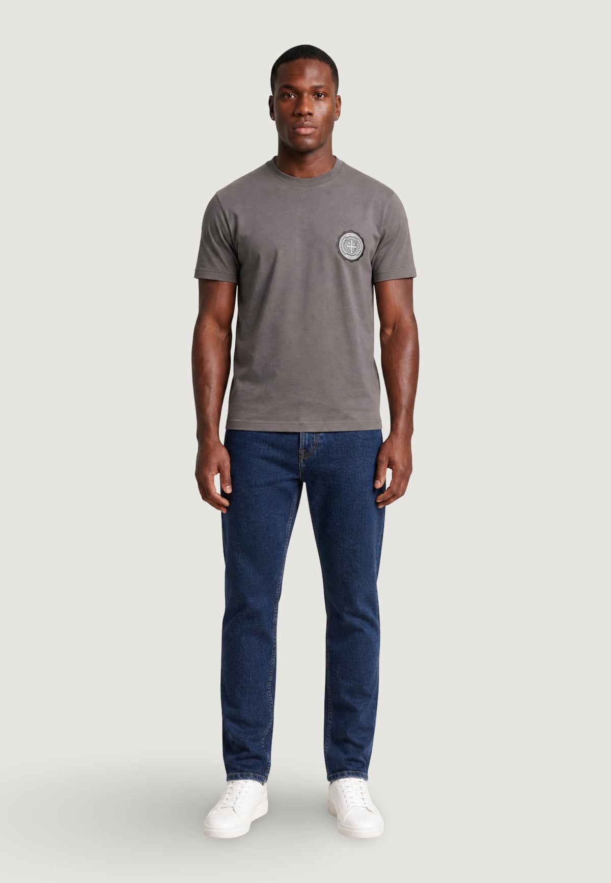 Armani Exchange T-shirt met Ronde Hals Heren – Bruin