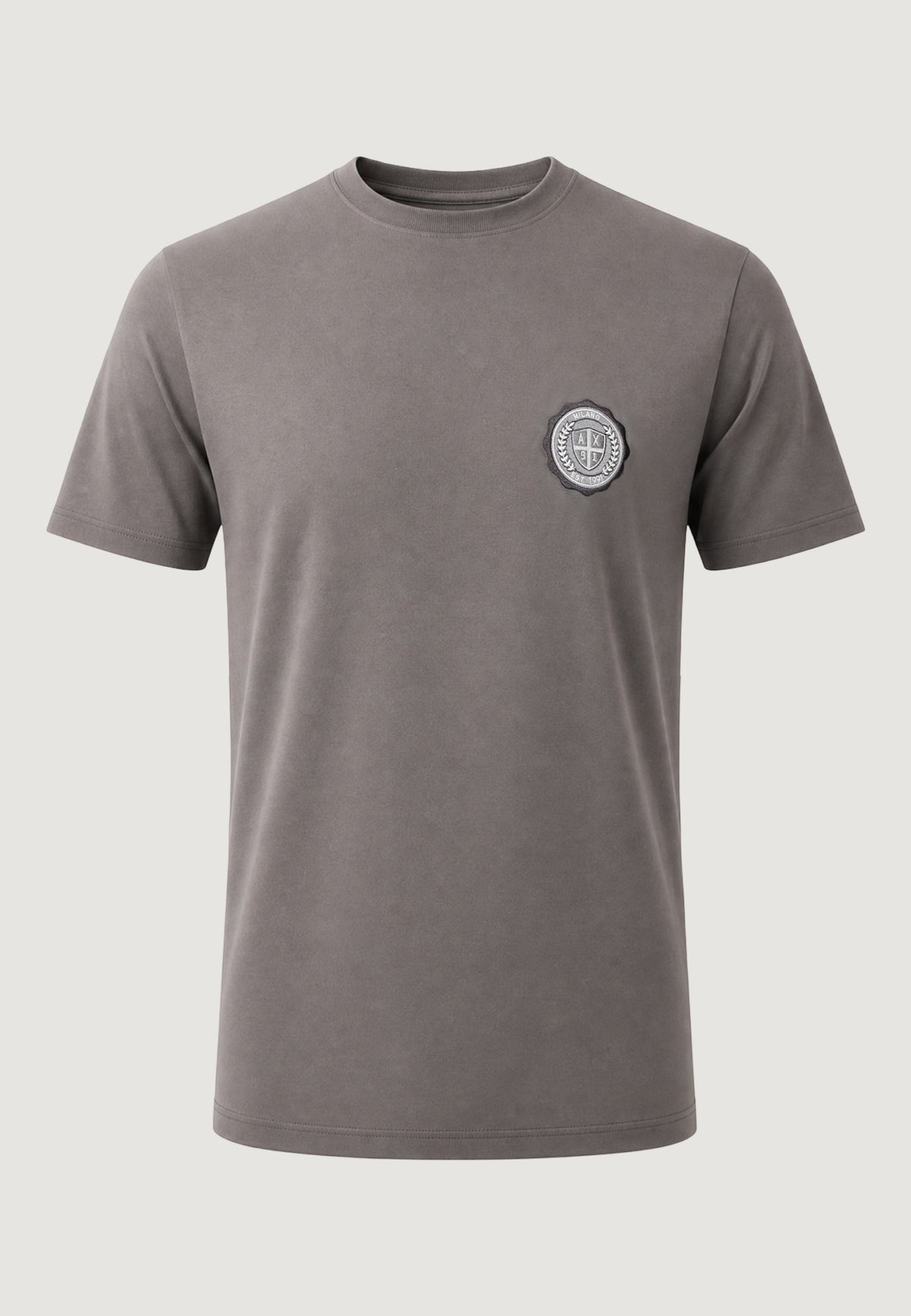 Armani Exchange T-shirt met Ronde Hals Heren – Bruin