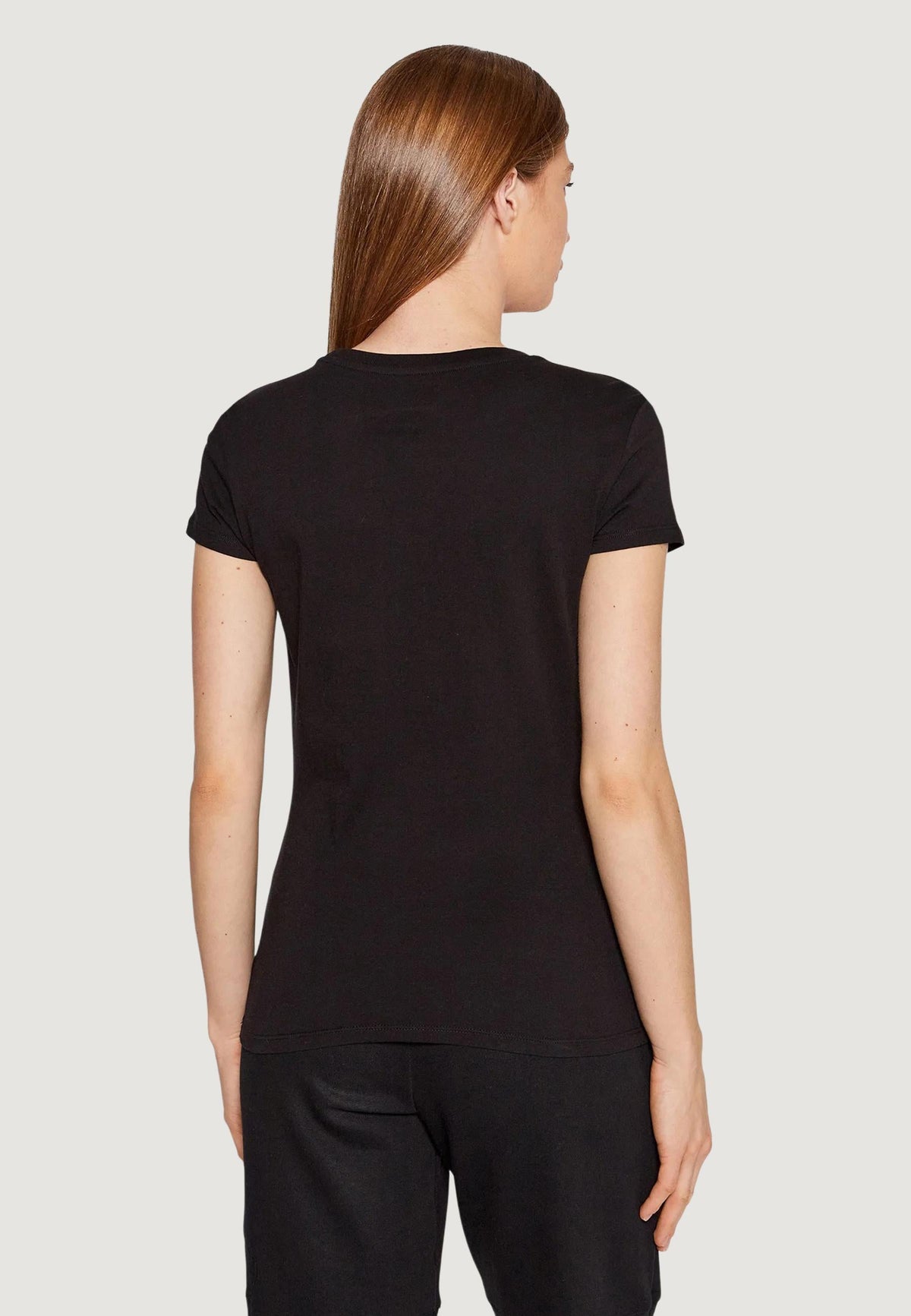 Armani Exchange T-shirt met Print Dames – Zwart