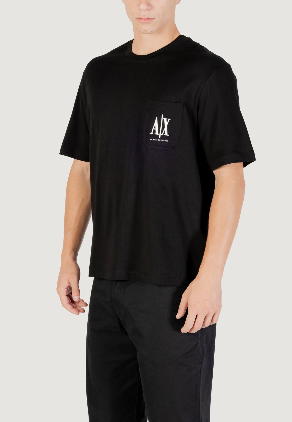 Armani Exchange T-shirt met Korte Mouwen Heren – Zwart