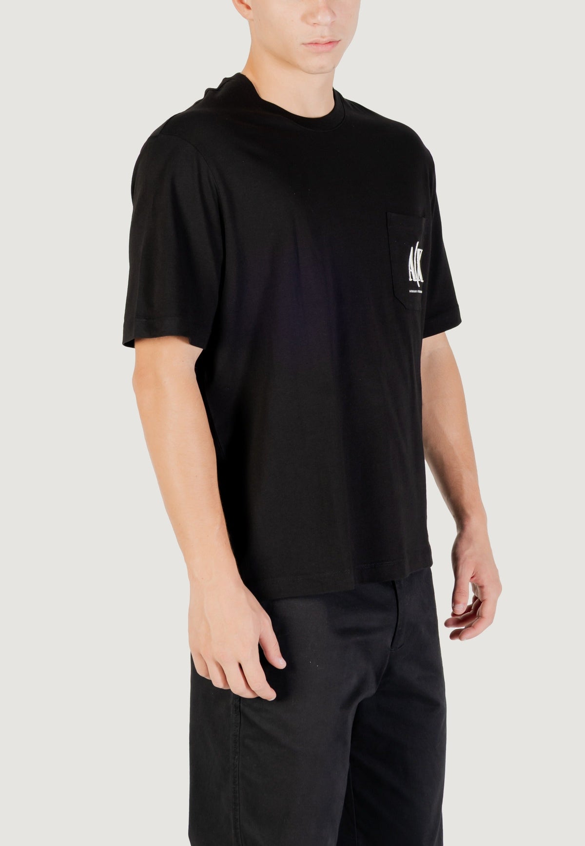 Armani Exchange T-shirt met Korte Mouwen Heren – Zwart